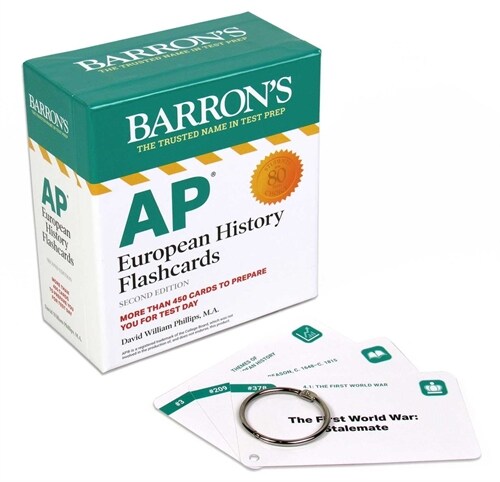 AP European History Flashcards, Second Edition: Up-To-Date Review + Sorting Ring for Custom Study (Other, 2)