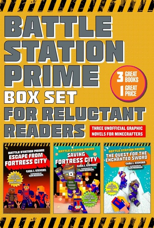 The Unofficial Battle Station Prime Box Set for Beginner Readers: High-Interest, Illustrated Graphic Novels for Minecrafters (Paperback)