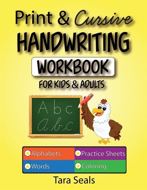 Print & Cursive Handwriting Workbook for Kids & Adults (Paperback)