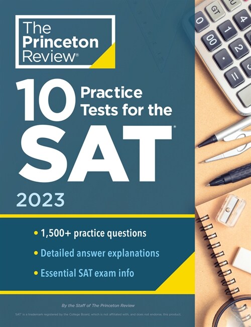 10 Practice Tests for the Sat, 2023: Extra Prep to Help Achieve an Excellent Score (Paperback)