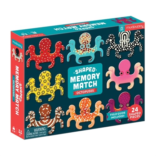 Octopuses Shaped Memory Match (Board Games)