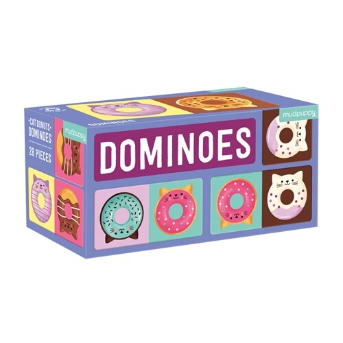Cat Donut Dominoes (Board Games)