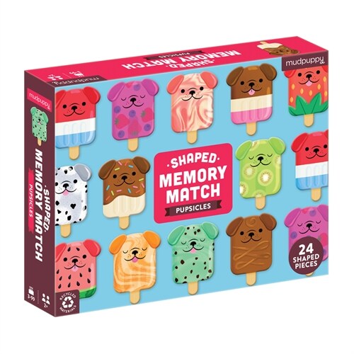 Pupsicles Shaped Memory Match (Board Games)