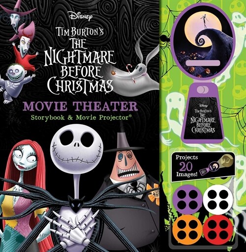 Disney: Tim Burtons the Nightmare Before Christmas Movie Theater Storybook & Movie Projector (Hardcover)