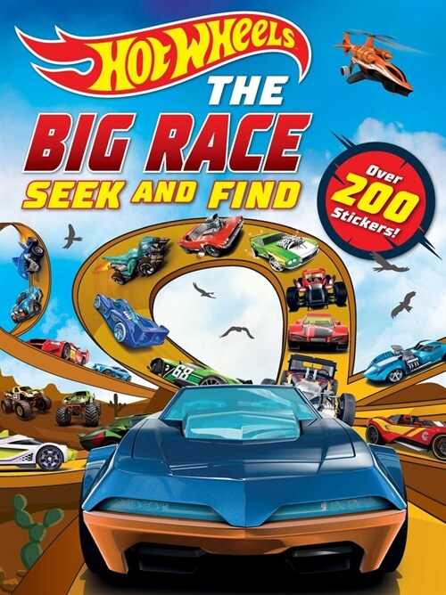 Hot Wheels: The Big Race Seek and Find (Paperback)