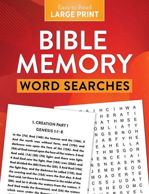 Bible Memory Word Searches Large Print (Paperback)