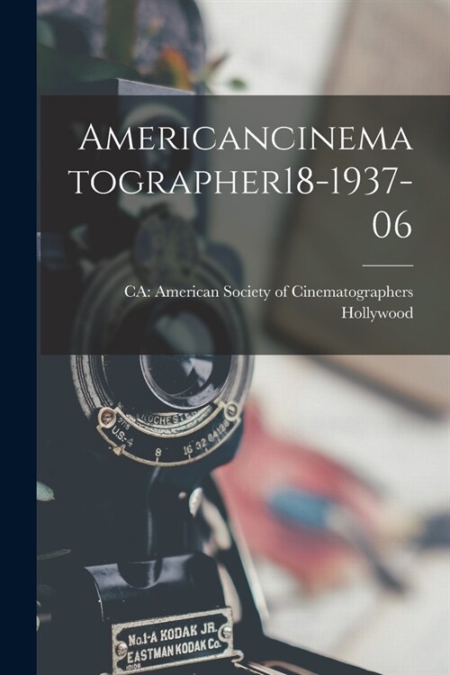 Americancinematographer18-1937-06 (Paperback)