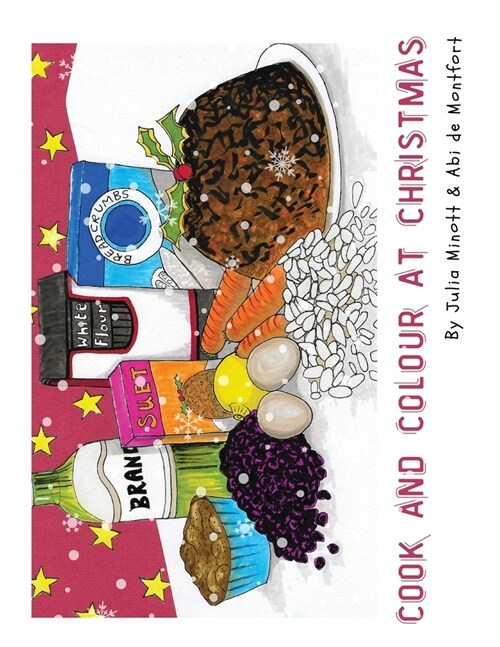 Cook and Colour at Christmas (Paperback)
