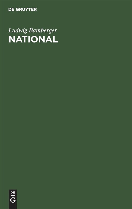 National (Hardcover, 2, 2. Aufl. Autori)