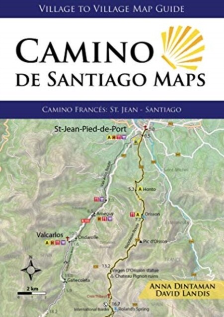 Camino de Santiago Maps : Camino Frances: St Jean - Santiago (Paperback, 2 ed)