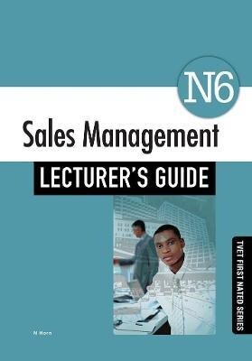 Sales Management N6 Lecturers Guide (Paperback)