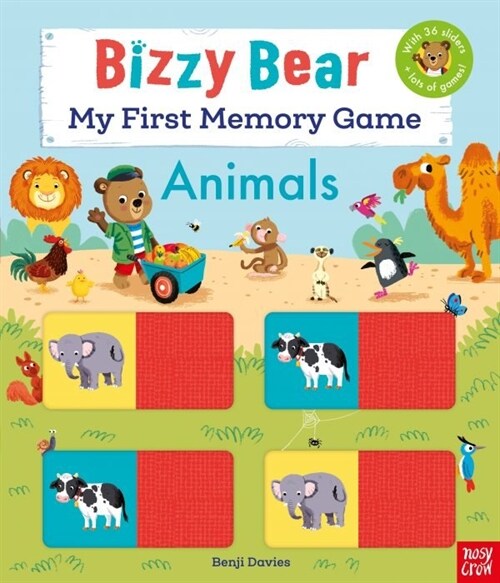 Bizzy Bear: My First Memory Game Book: Animals (Board Book)