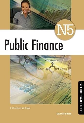 Public Finance N5 Students Book (Paperback)