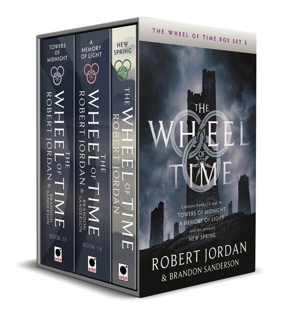 The Wheel of Time Box Set 5 : Books 13, 14 & Prequel (Towers of Midnight, A Memory of Light, New Spring) (Paperback)