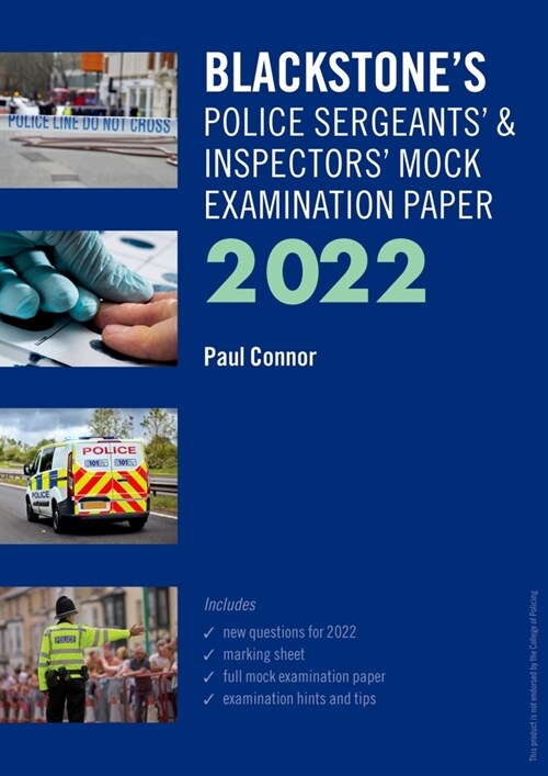 Blackstones Police Sergeants and Inspectors Mock Examination Paper 2022 (Paperback)