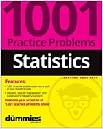 Statistics: 1001 Practice Problems for Dummies (+ Free Online Practice) (Paperback)