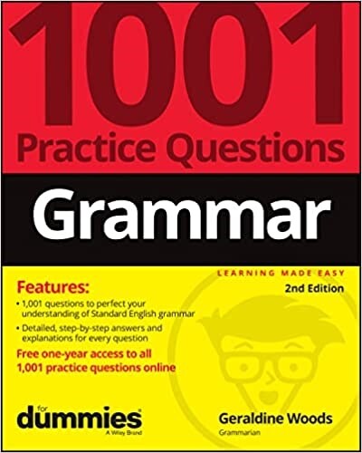 Grammar: 1001 Practice Questions for Dummies (+ Free Online Practice) (Paperback)