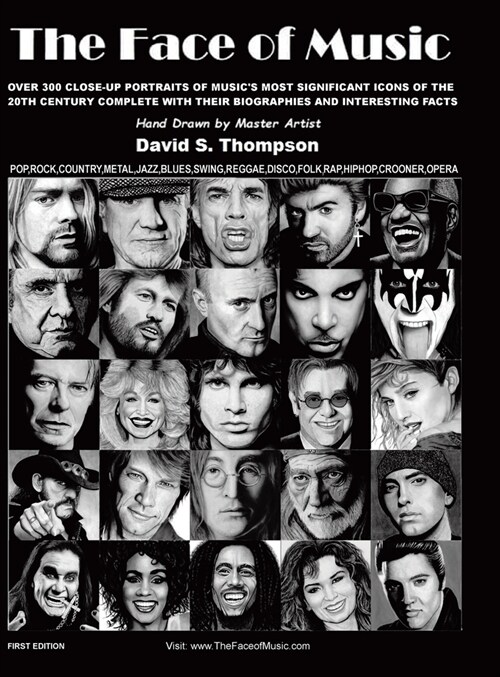 The Face of Music: Over 300 Hand Drawn Portraits of Musics Most Significant Icons of the 20th Century Complete with their Biographies an (Hardcover)
