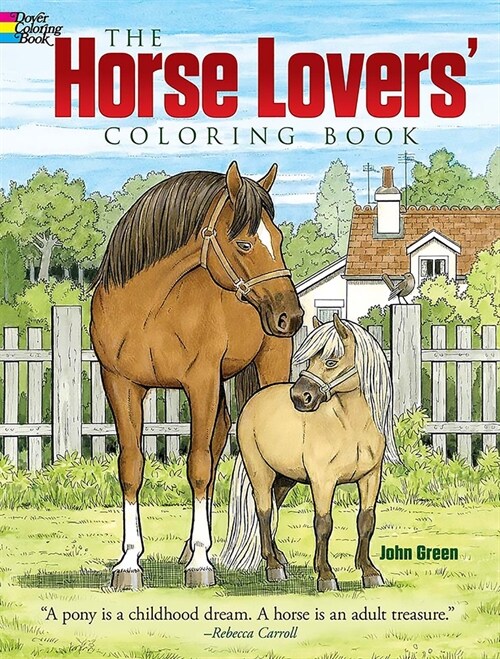 The Horse Lovers Coloring Book (Paperback)