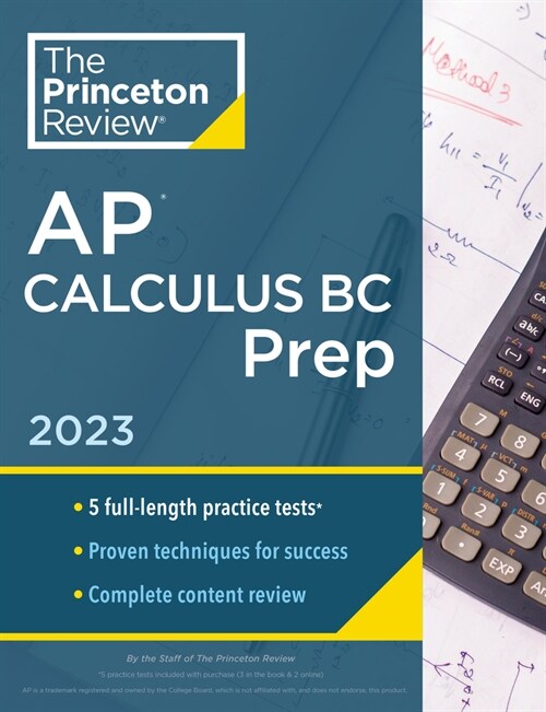 알라딘 Princeton Review AP Calculus BC Prep, 2023 5 Practice Tests