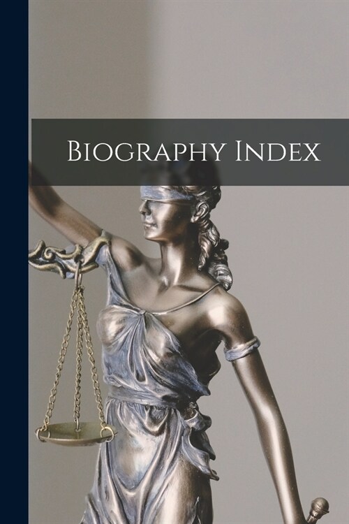 Biography Index (Paperback)