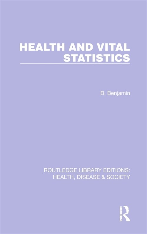 Health and Vital Statistics (Hardcover, 1)