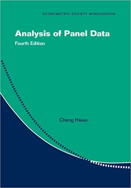 Analysis of Panel Data (Paperback, 4 Revised edition)