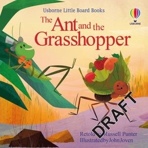The Ant and the Grasshopper (Board Book)