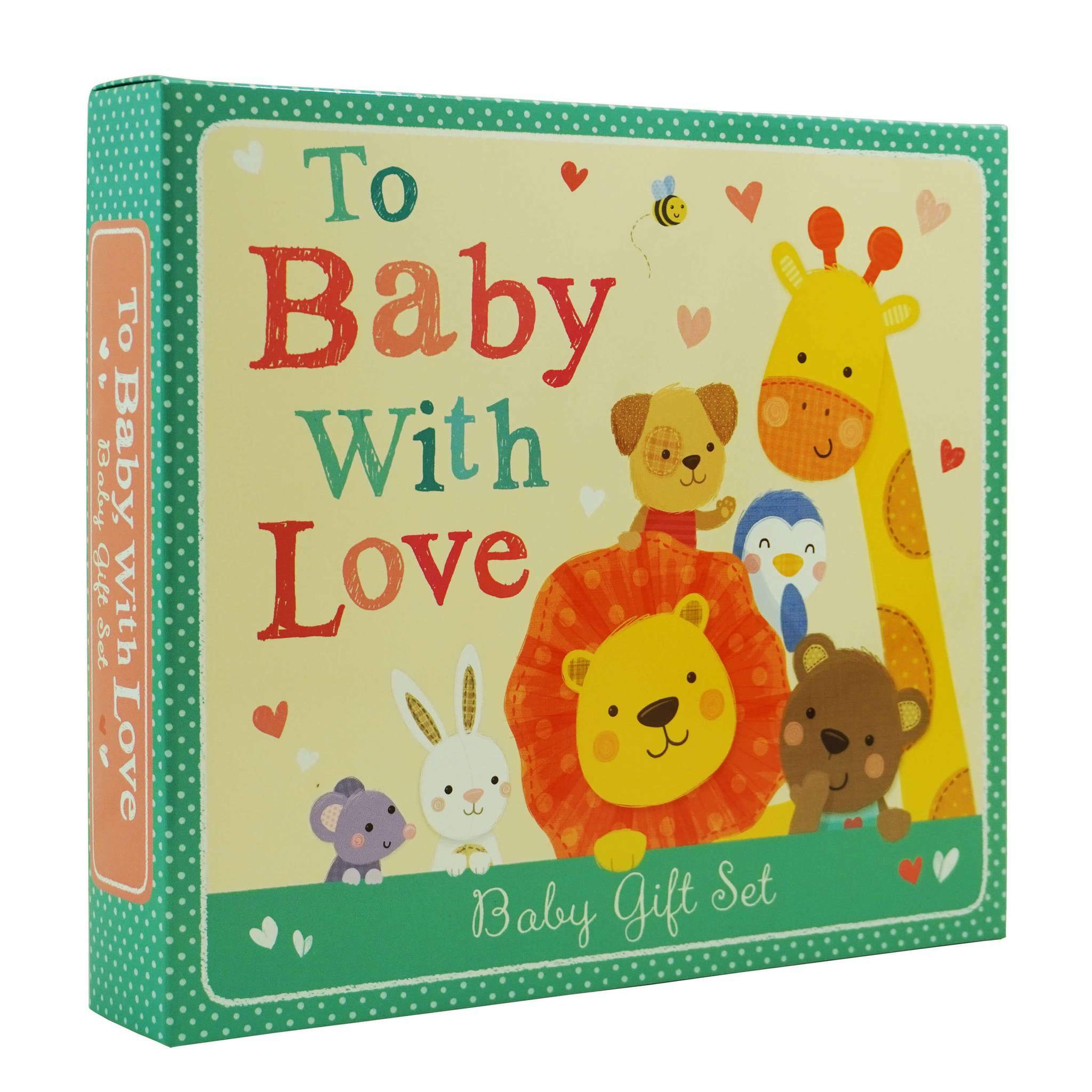 To Baby With Love Baby Gift Set 4 Books Set With 16 Milestone Cards