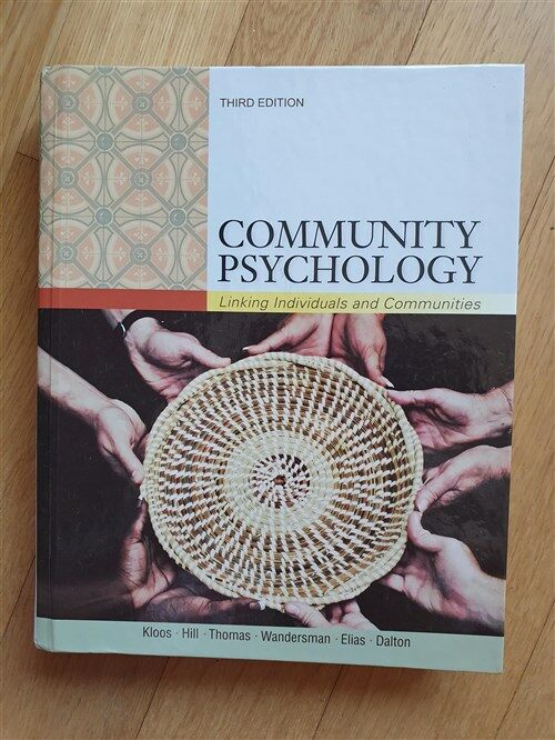 [중고] Community Psychology: Linking Individuals and Communities (Hardcover, 3)