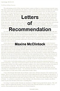 Letters of Recommendation (Paperback)