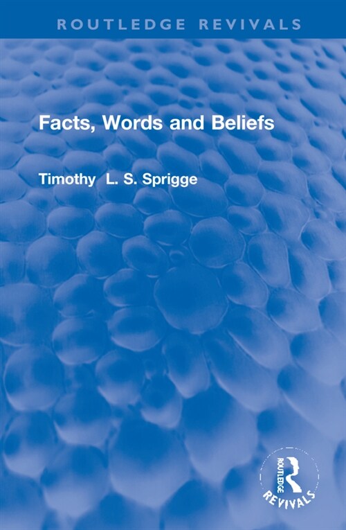 Facts, Words and Beliefs (Hardcover, 1)