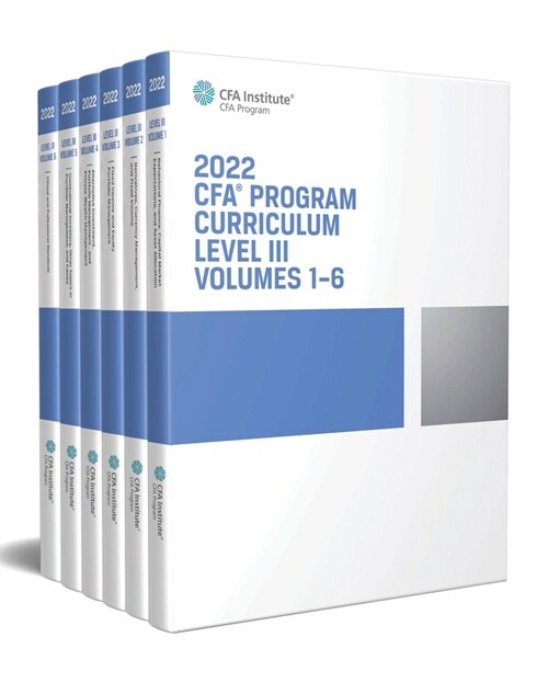 [eBook Code] 2022 CFA Program Curriculum Level III Box Set (eBook Code, 1st)