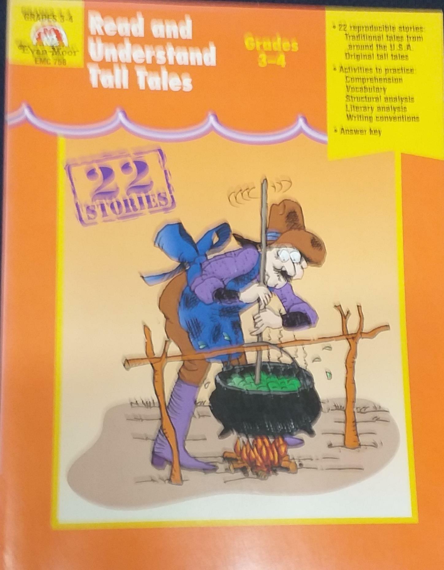 [중고] [Evan-Moor] Read & Understand - Tall Tales : Teacher‘s Rescource (Paperback)