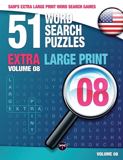 51 Word Search Puzzles, Volume 8: Brain-Stimulating Puzzle Activities for Many Hours of Entertainment (Paperback)