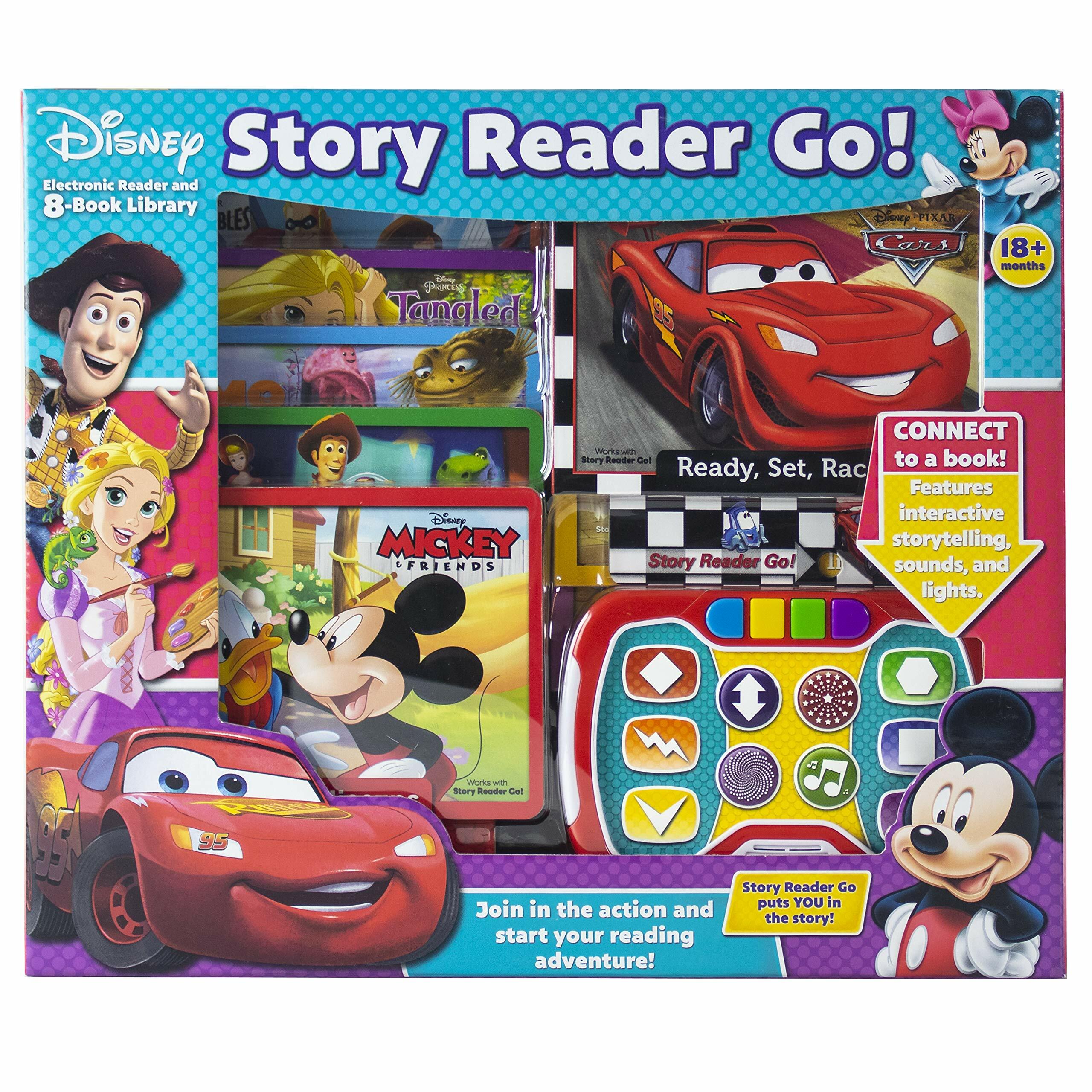 Disney Story Reader Go! Electronic Reader and 8-Book Library (Sound Book)