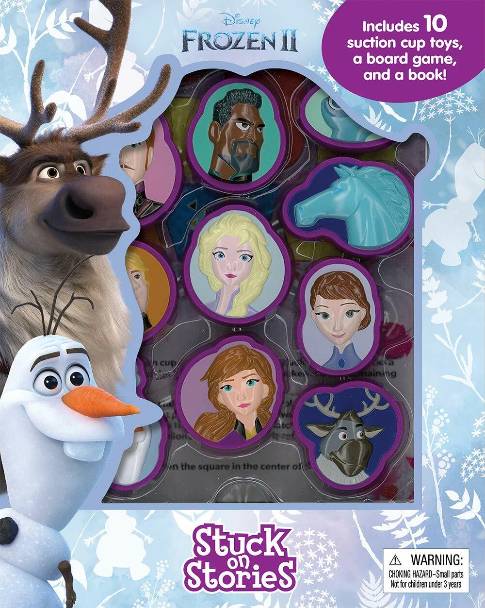[중고] Stuck On Stories : Disney Frozen 2 스턱온 시리즈 : 디즈니 겨울왕국 2 (Board Book + 흡착 피규어 10개)