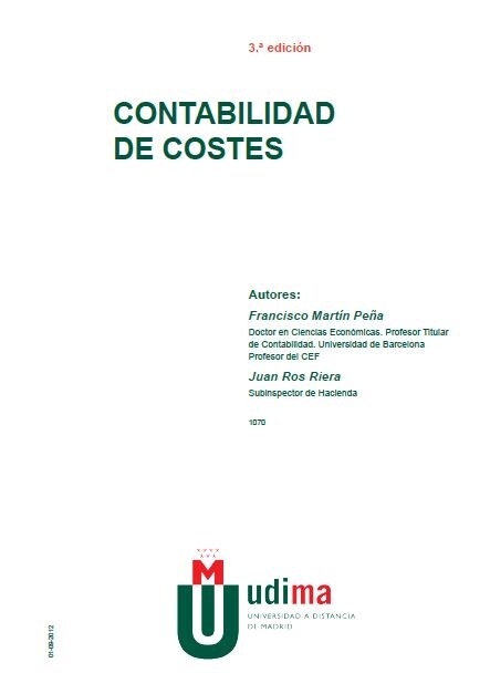 CONTABILIDAD DE COSTES (Paperback)