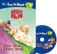 Disney Fun to Read Set 1-23 : Fast Kart, Slow Kart (주먹왕 랄프) (Paperback + Workbook + Audio CD)