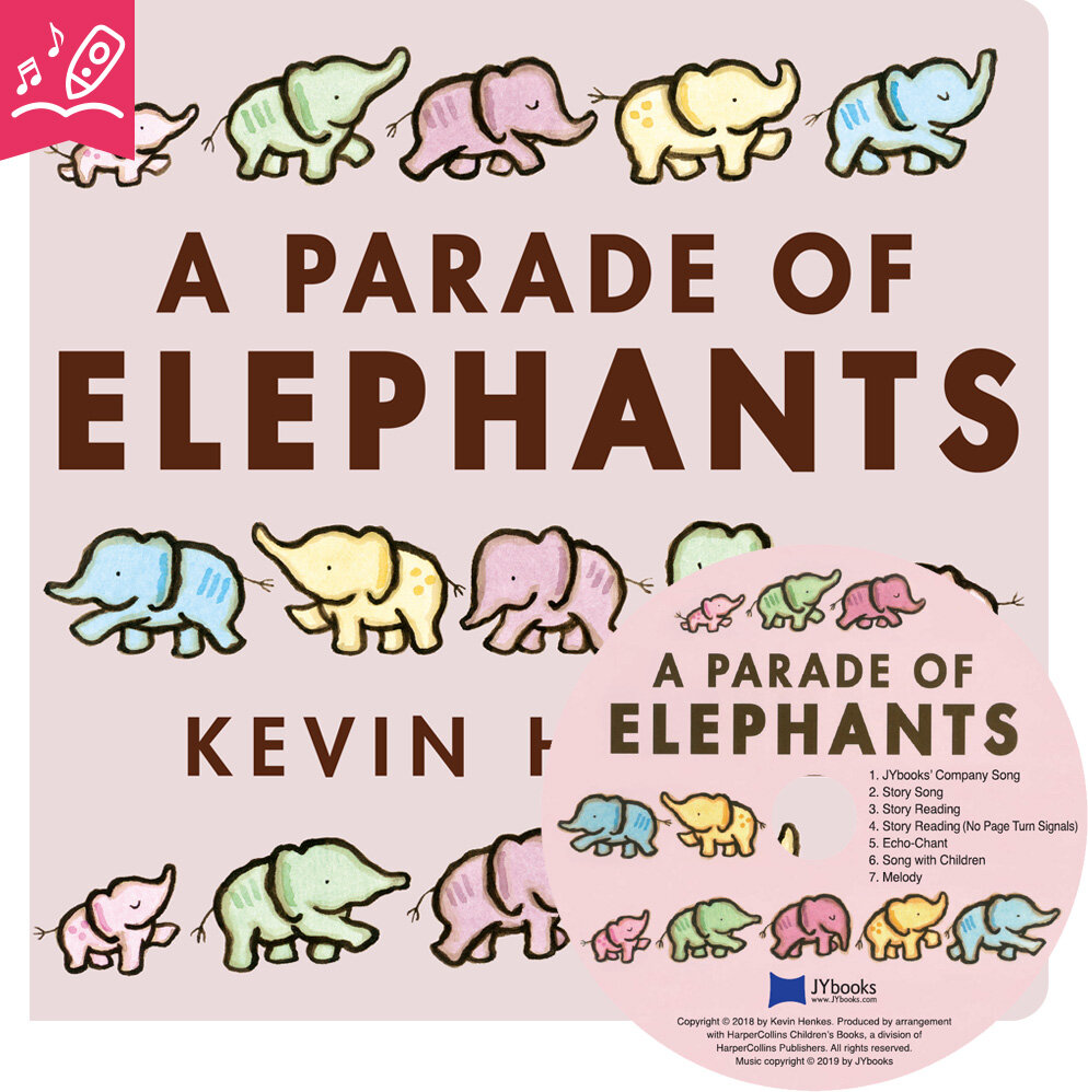 노부영 세이펜 A Parade of Elephants (Board Book + CD)