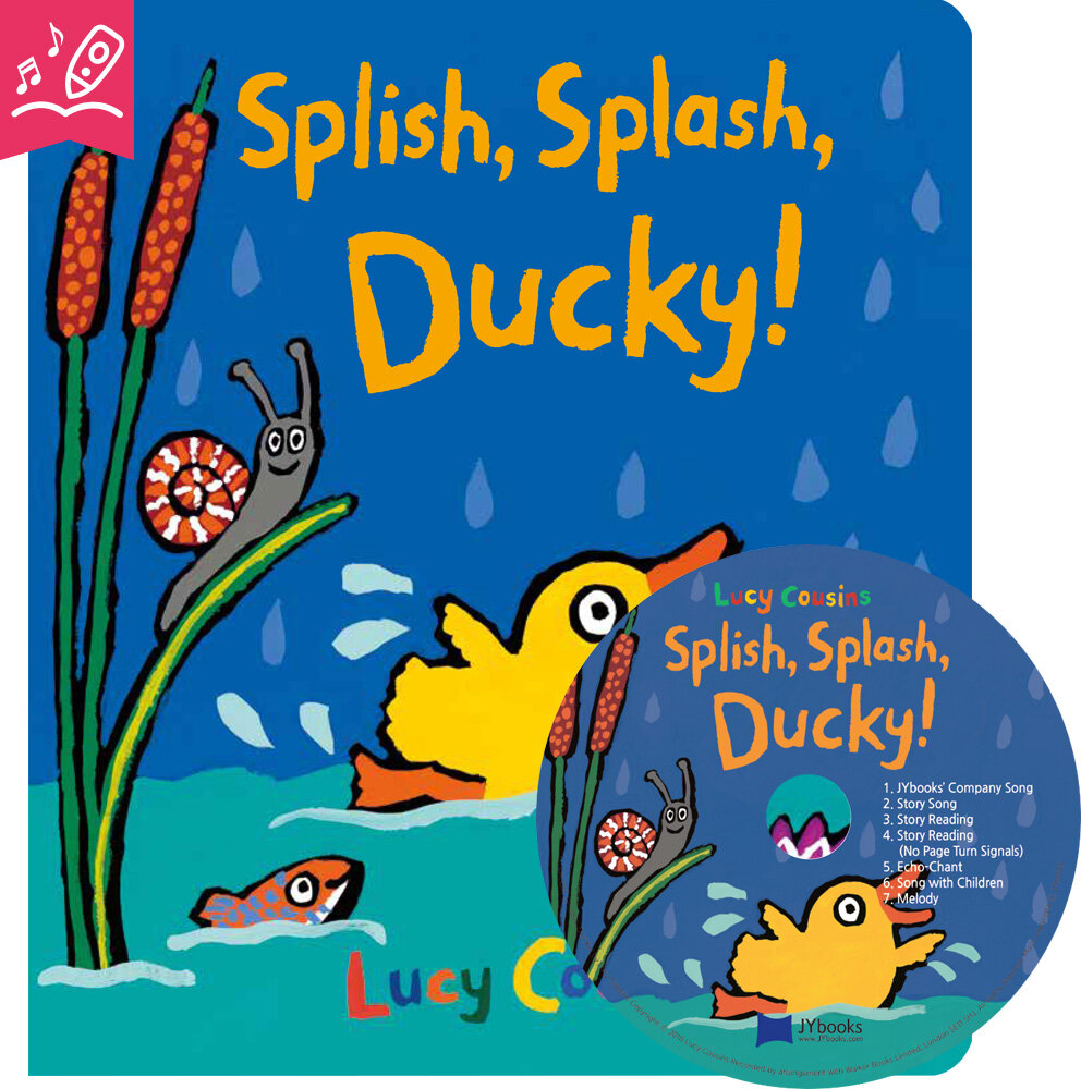 노부영 세이펜 Splish, Splash, Ducky! (Board Book + CD)