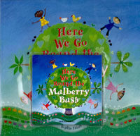 Here We Go Round the Mulberry Bush (Paperback + Audio CD 1장 + Mother Tip) - 오디오로 배우는 문진 영어동화 시리즈 Step 1