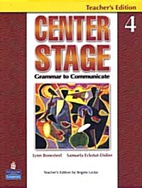 [중고] Center Stage Level 4 : Teacher‘s Edition (Paperback + Audio CD 1장)