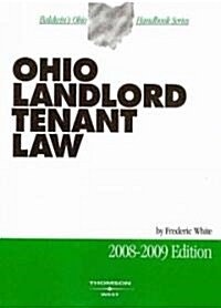 Ohio Landlord Tenant Law 2008-2009 (Paperback)