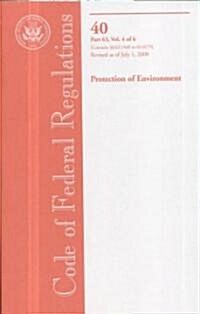 Code of Federal Regulations, Title 40, Protection of Environment, Pt. 63 (63.1440-6175), Revised as of July 1, 2008 (Paperback, 1st)