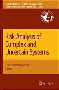 Risk Analysis of Complex and Uncertain Systems (Hardcover)