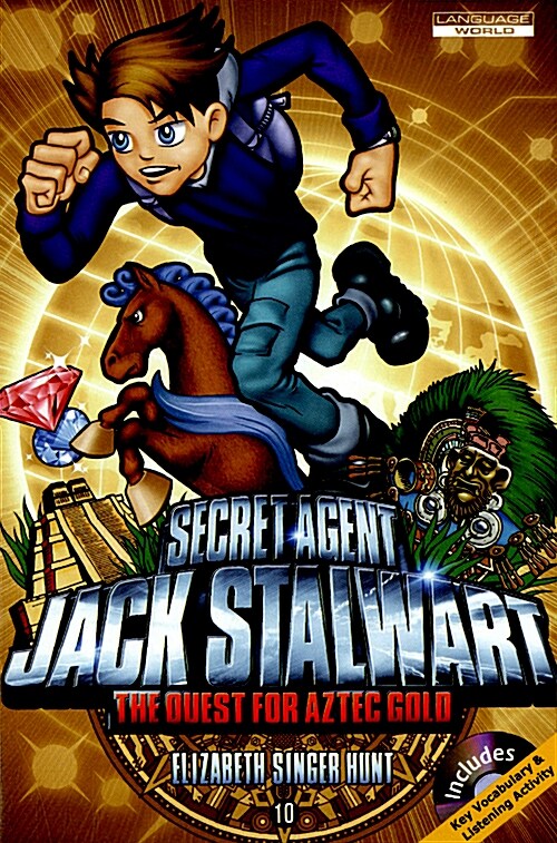 Jack Stalwart #10 : The Quest for Aztec Gold - Mexico (Paperback + CD 2장, 미국판)