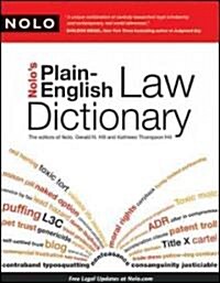 Nolos Plain-English Law Dictionary (Paperback, 1st)