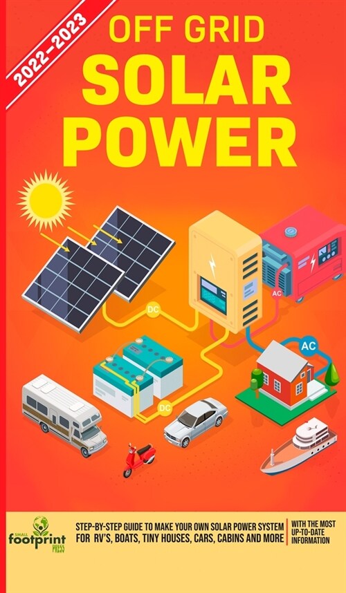 Off Grid Solar Power 2022-2023: Step-By-Step Guide to Make Your Own Solar Power System For RVs, Boats, Tiny Houses, Cars, Cabins and more, With the M (Hardcover)
