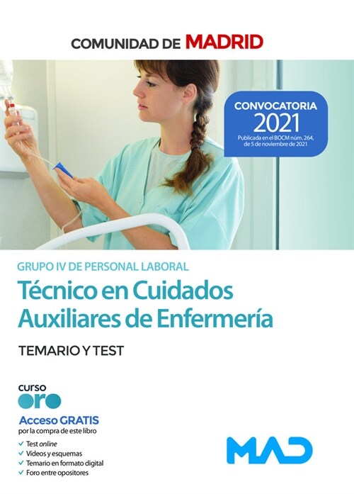 TECNICO CUIDADO AUXILIAR ENFERMERIA GRUPO IV DE PE (Paperback)